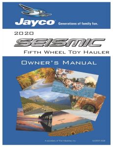 2020 Seismic Owner's Manual